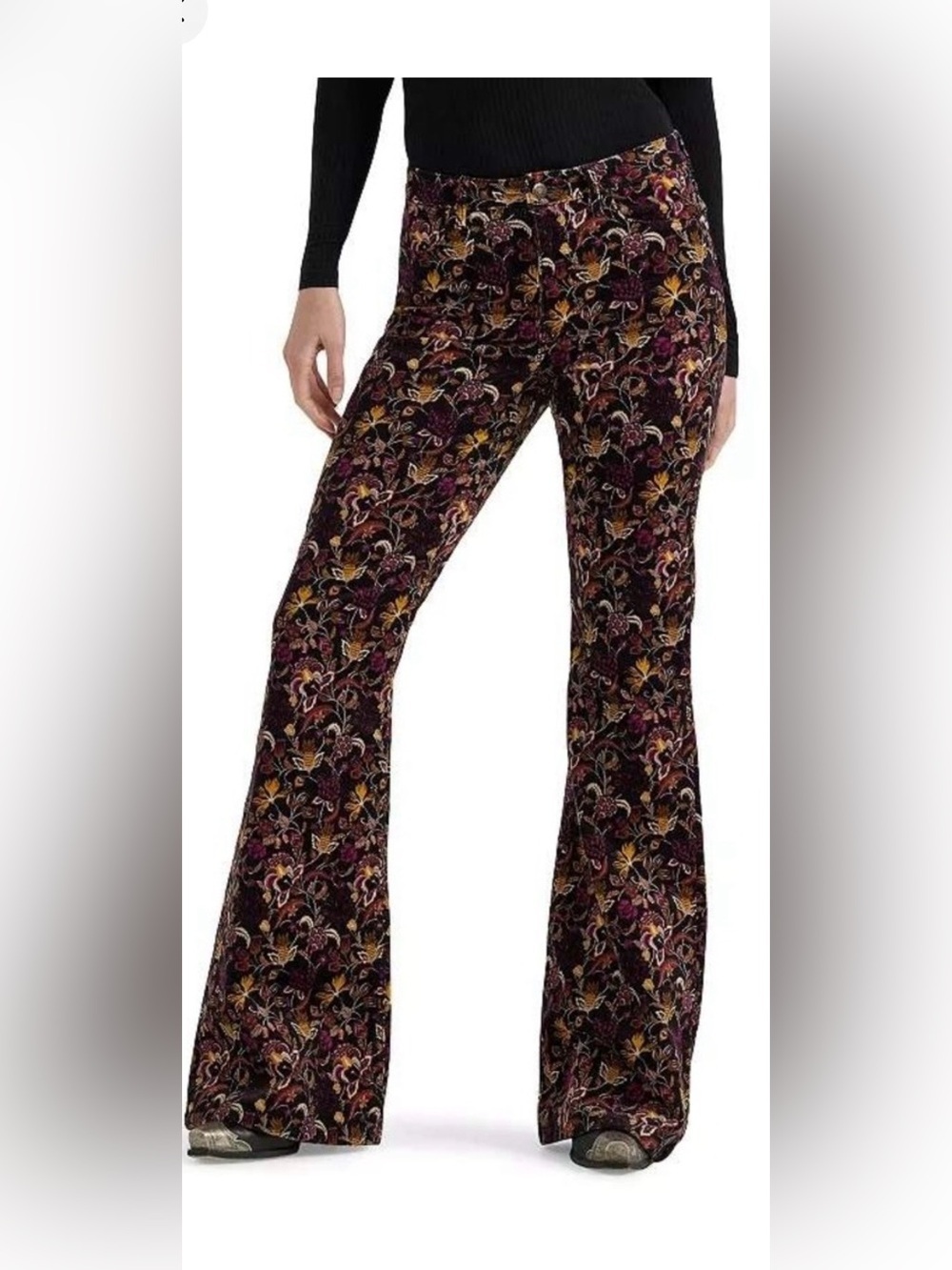 Wrangler High-Rise Fierce Flare Corduroy Pants